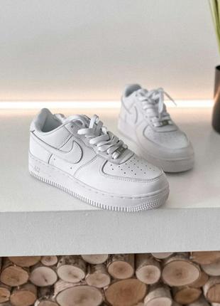 Кроссовки nike air force 1 low classic white кросівки10 фото