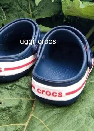 Crocs kids crocband navy дитячі крокси крокбенд с7,8,9,10,11,12,13 j1,2,33 фото