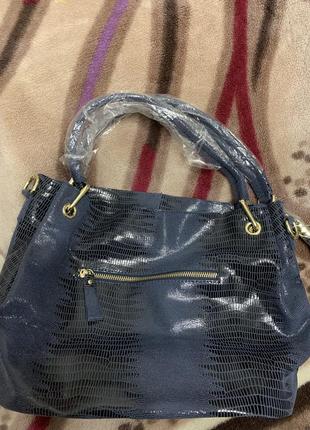 Кожаная женская сумка3 фото
