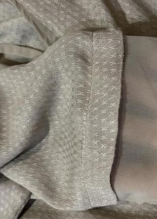Бежевая стильная кофточка блуза рубашка бренд vero moda  made in india 🇮🇳4 фото