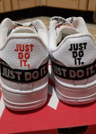 Кроссовки nike air force 1 low just do it pack white3 фото