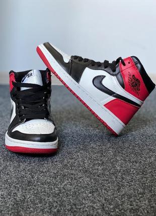 Кросівки nike air jordan retro high red/black/white