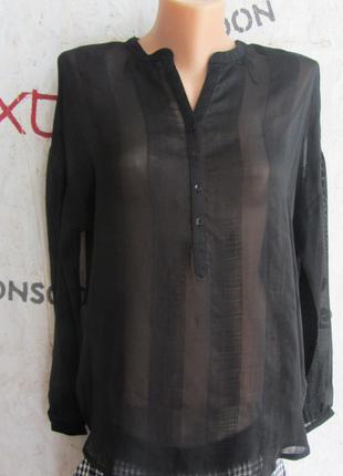 Черная блузка арт.2101 фото