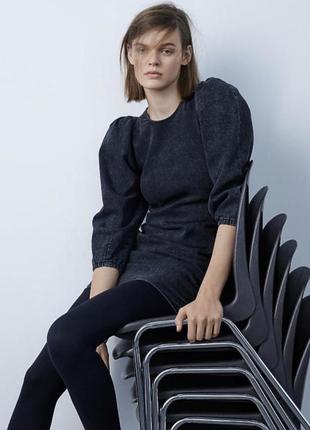 Джинсовое платье  zara