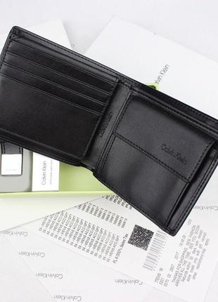 Мужской кожаный кошелек гаманець портмоне