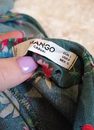 Красива квіткова сукня mango 5