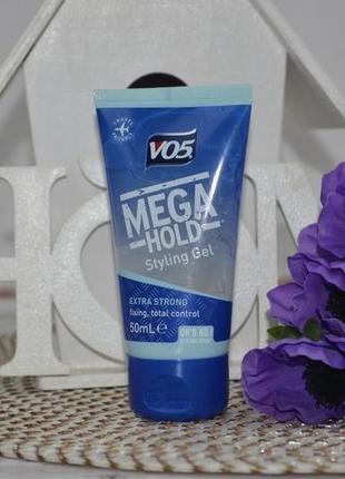 Гель для укладання волосся vo5 mega hold styling gel 50 мл
