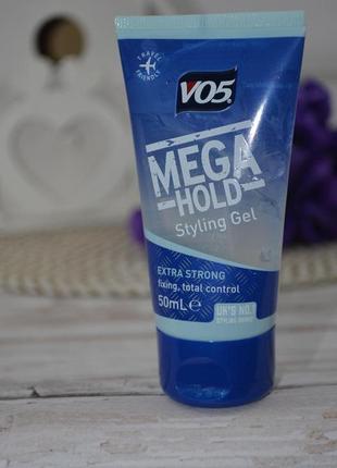 Гель для укладки волос vo5 mega hold styling gel 50 мл3 фото