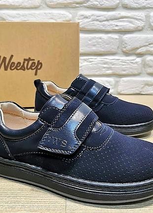 Туфли weestep 4092db синий размеры 35-36