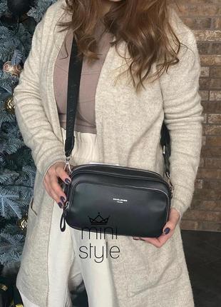 Сумка на довгій ручці cross-body сумочка трендова і стильна кроссбоди david jones