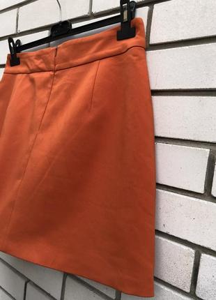 Красивая ретро мини-юбка а-силуэта с внутренними карманами(на подкладке)zara5 фото