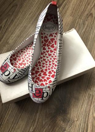 Балетки обуты один раз кожа💣