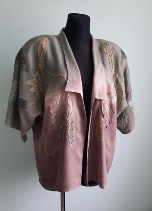 Пиджак с блузкой италия размер l-xl