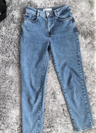 Джинси zara / джинси zara mom jeans5 фото