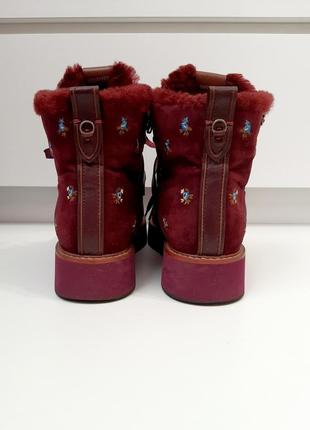 Зимние ботинки натуральный велюр и мех4 фото