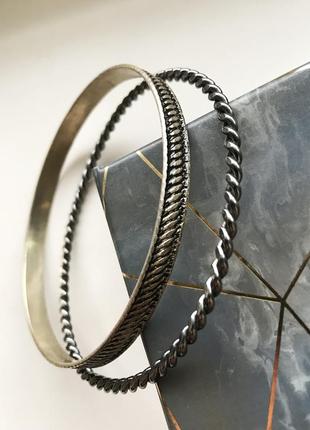Стильні браслети вінтаж набір біжутерія