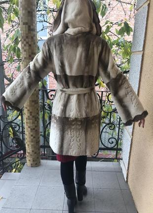 Шуба стрижена норка