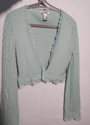 Суперніжний, яскравий, светрик, кроп топ, атласне болеро, франція