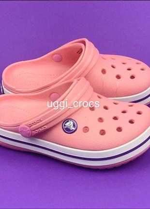 Crocs kids peony pink/stucco крокс крокси на дівчинку 24-34 рр c7,8,9,10,11,12,13 j1,2,34 фото