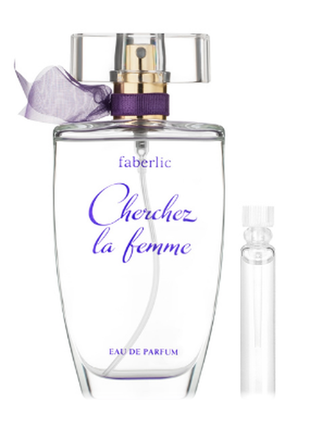 Пробник парфумерної води для жінок cherchez la femme 3464 faberlic1 фото