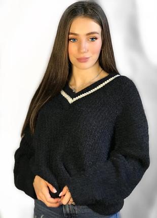 Свитер объёмный oversize 2