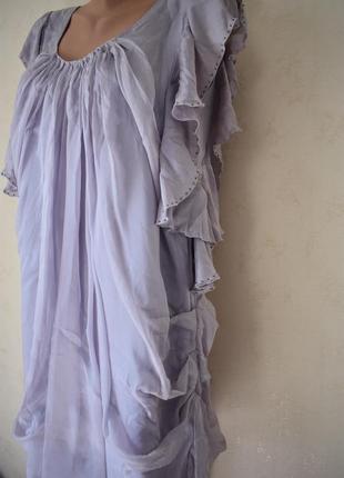 Нарядное шелковое платье atmosphere , шелк, шелковый сарафан , шелк 100%3 фото