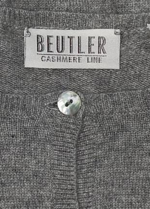 Кашемировая кофта / джемпер beutler cashmere line3 фото