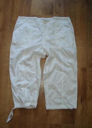 Peacock`s  белые  шорты, капри , р 12 (l), 100% хлопок в идеале