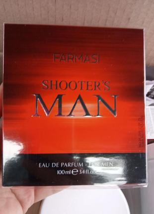 Чоловіча парфумована вода shooter's man від farmasi, 100мл2 фото