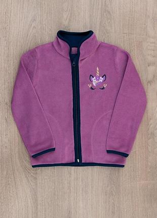 Кофта для девочки, лиловая
