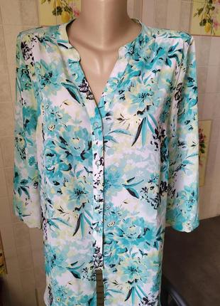 Розпродаж блуза з квітковим принтом david emanuel