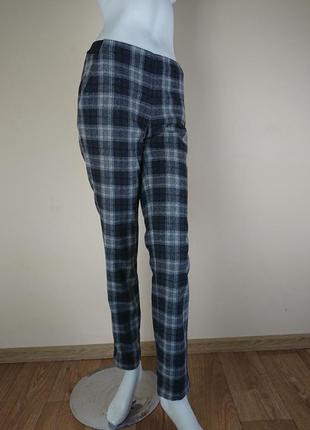 Стильные шерстяные брюки леггинсы в клетку uniqlo размер s-xs