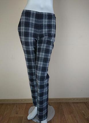 Стильные шерстяные брюки леггинсы в клетку uniqlo размер s-xs