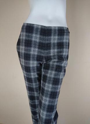 Стильные шерстяные брюки леггинсы в клетку uniqlo размер s-xs