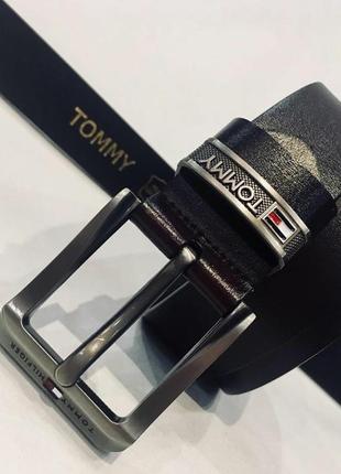 Новый мужской кожаный ремень tommy hilfiger.