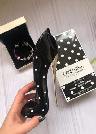 Carolina herrera good girl dot drama тестер духи 80 мл.1 фото