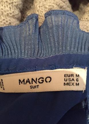 Очень красивое синее платье 2