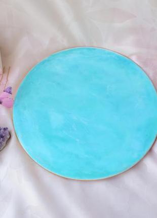 Подставка для духов и украшений, двухсторонняя розово/мятная, ручная работа