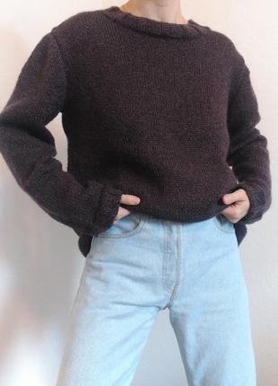 В'язаний светр шерстяной свитер кофта винтаж джемпер zara mango bershka cos4 фото