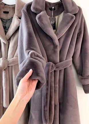 Шуба эко мех tissavel франция