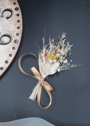 Бутоньерка в стиле рустик