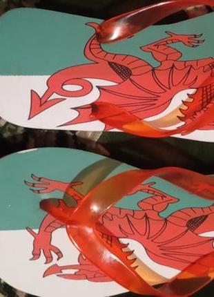 Красиві яскраві в'єтнамки з прапором уельсу англія