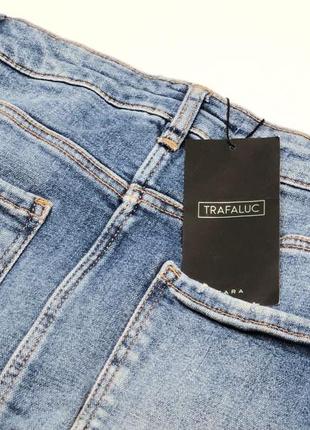 Джинсовая юбка zara authentic denim by trf, размер м7 фото