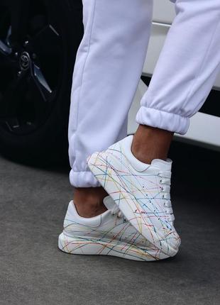 Кросівки alexander mcqueen rainbow кроссовки