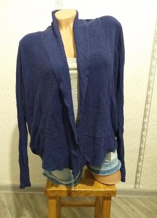 Кардиган комбинированный из двух видов трикотажа.(4737)