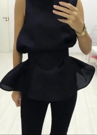 Блузка maje новая черная1 фото