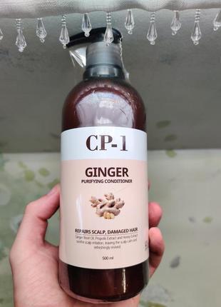 Кондиціонер для волосся esthetic house cp-1 ginger purifying conditioner, 500 мл2 фото