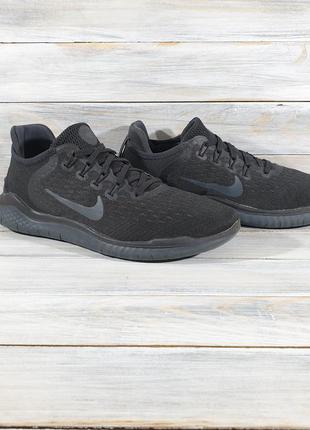 Nike free rn 2018 black anthracite оригинальные кросы оригінальні кроси