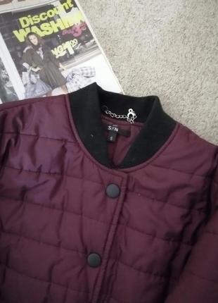 Куртка, сливовый цвет, размер s2 фото