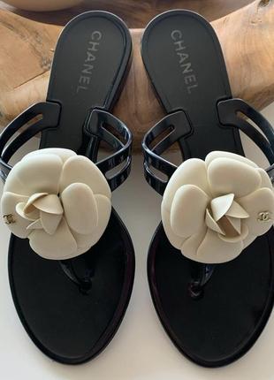 Chanel camellia sandals оригинал ‼️🛍🎀2 фото